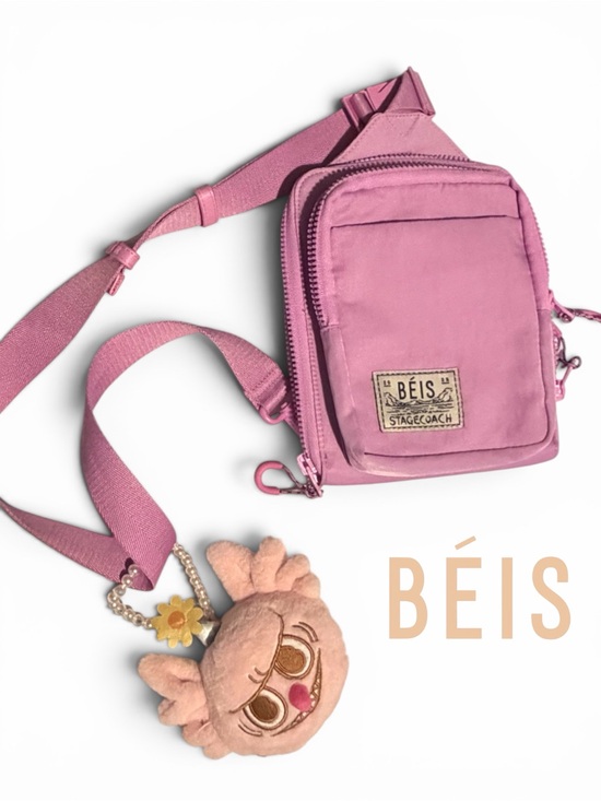 BEIS Handbags - BEIS 2025 Stagecoach Edition Sport Sling Bag Pink Nylon Crossbody